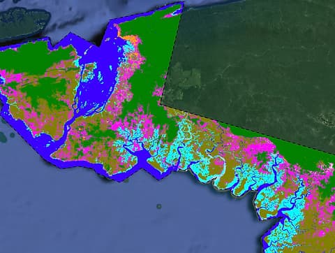 Landcover classification and national mapping