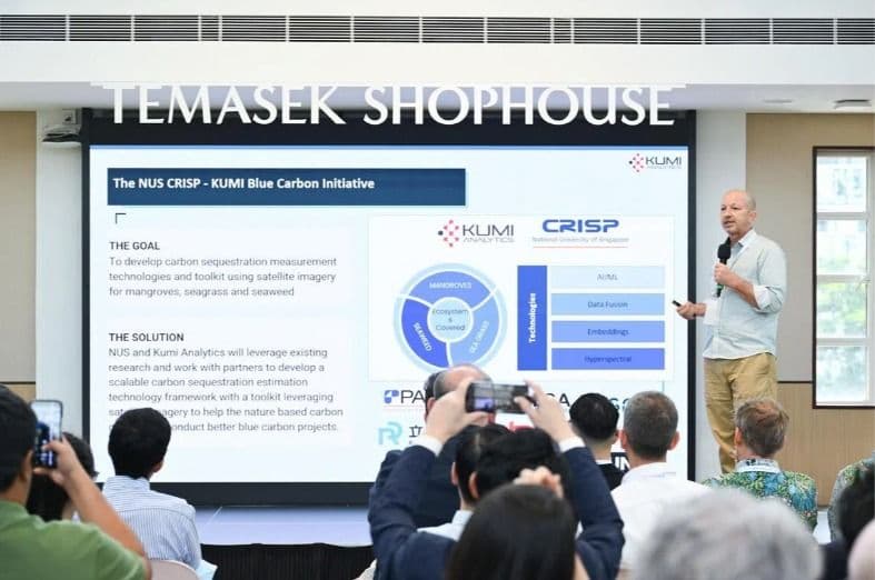 Presenting at the Hatch Blue / WWF / EDB Blue Carbon Catalyst in Singapore